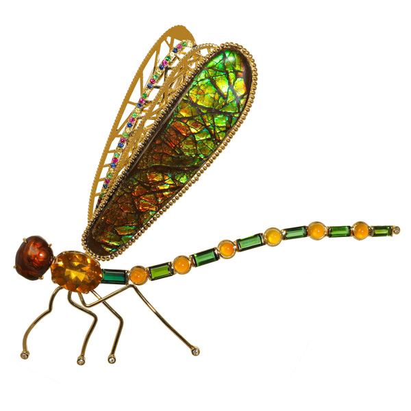 Brenda Smith dragonfly brooch