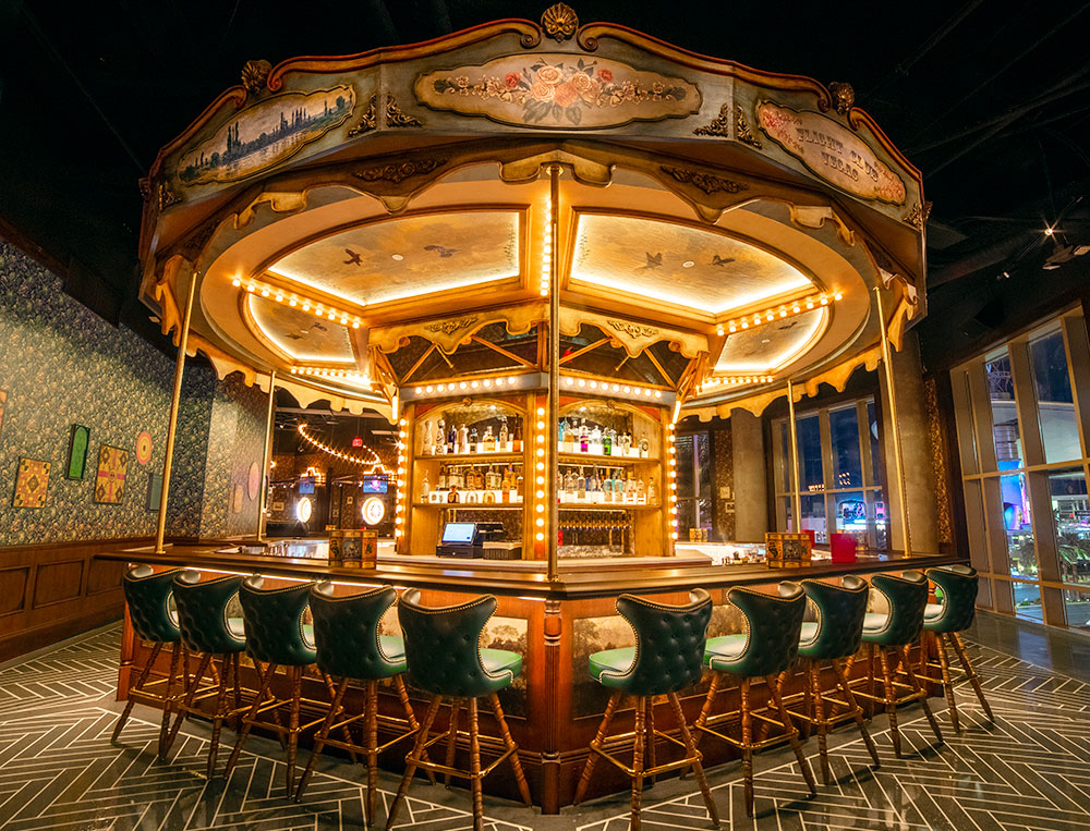 Carousel Bar at Flight Club in The Venetian