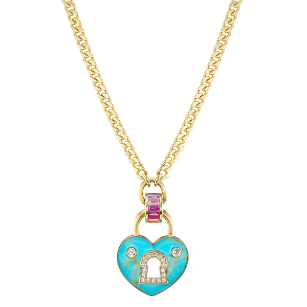 Emily P Wheeler lock pendant