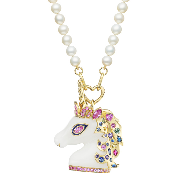 Emily P Wheeler unicorn necklace