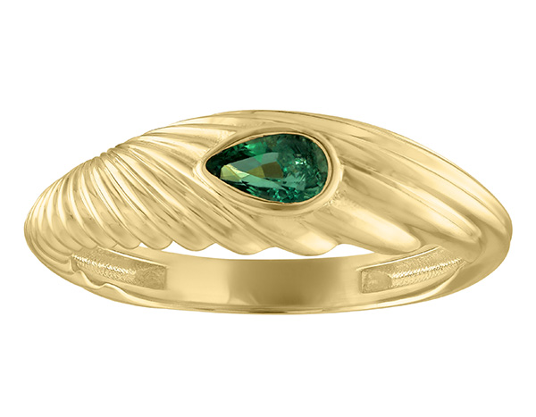 My Story Crosby emerald ring