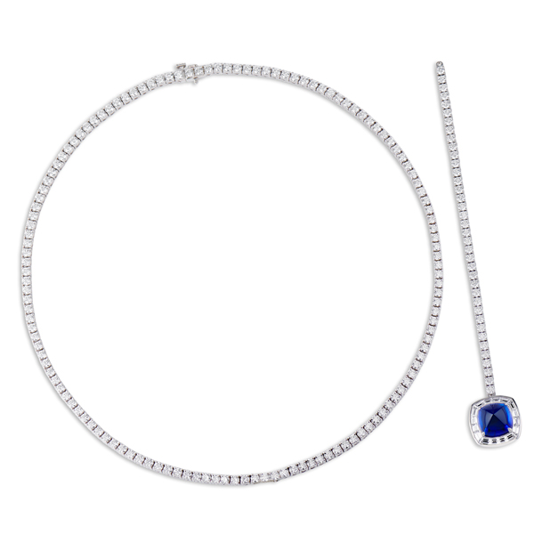 Sonya K Taylor necklace tanzanite