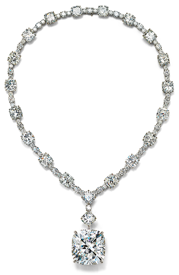 Tiffany white diamond necklace