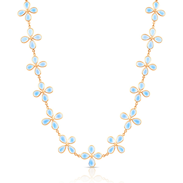 Tresor rainbow moonstone necklace