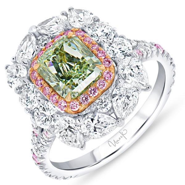 Uneek fancy diamond ring