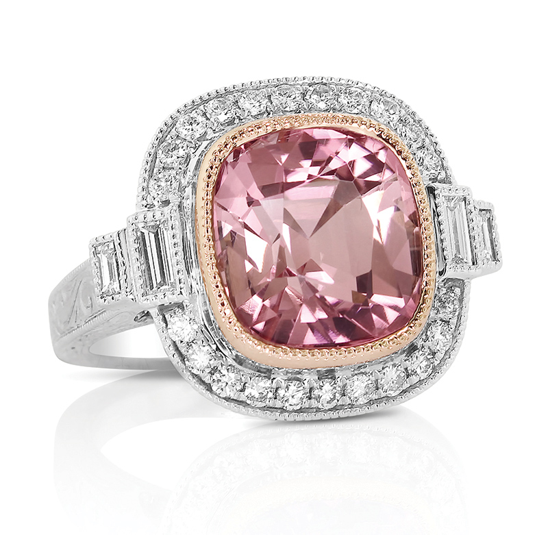 Yael pink tourmaline ring