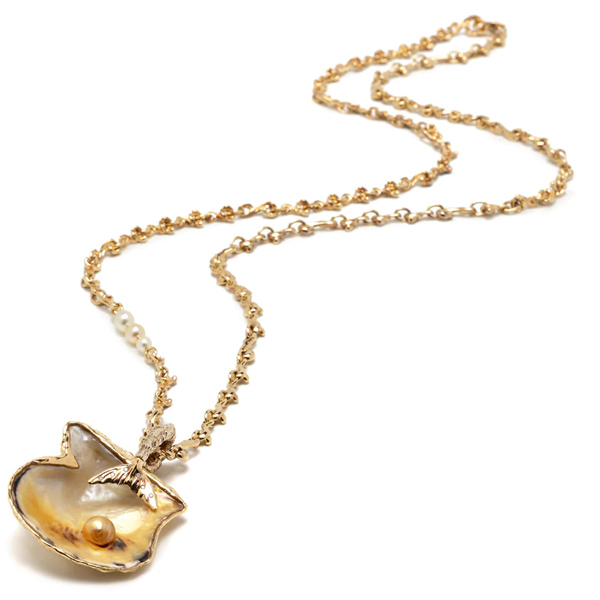 Bibi Van Der Velden Lagoon shell pendant