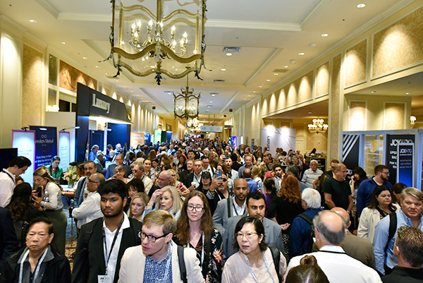 JCK opening day 2023 crowded hallway