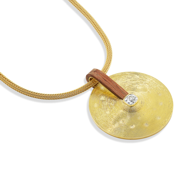 Jade Ruzzo cymbal pendant