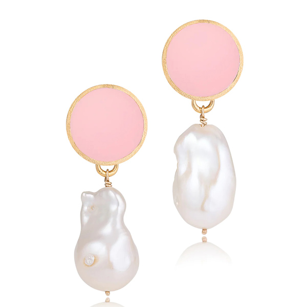 Kitty Joyas Peonie pearl drops