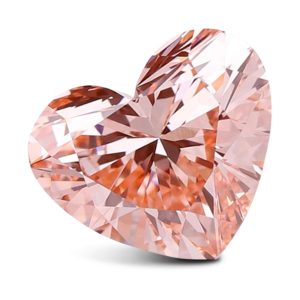 Ouros Jewels pink heart lab grown diamond