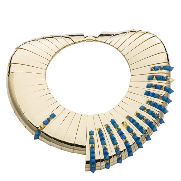 Peruffo agate collar necklace