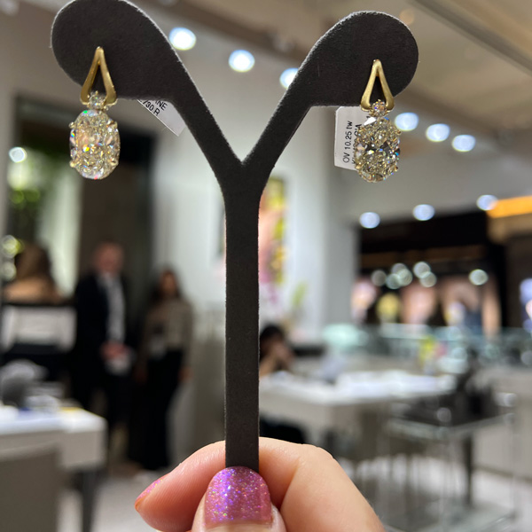 Rahaminov diamond earrings