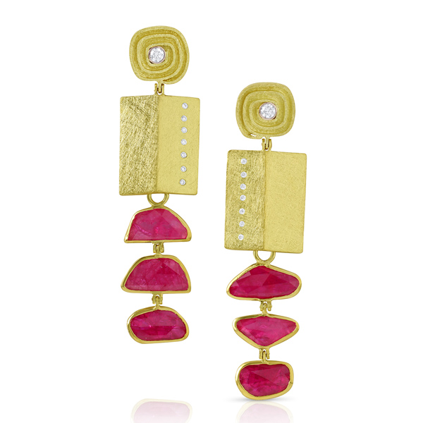 Alishan ruby earrings