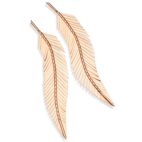 Cadar feather earrings