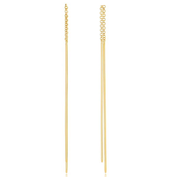 EF Collection threader earrings