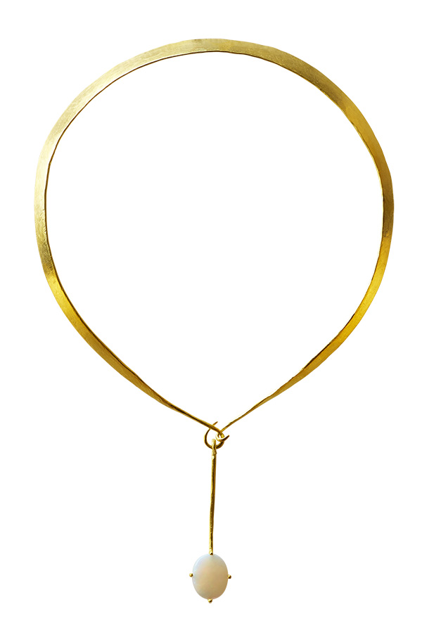 Elhanati - Men - Rock Gold Necklace Gold