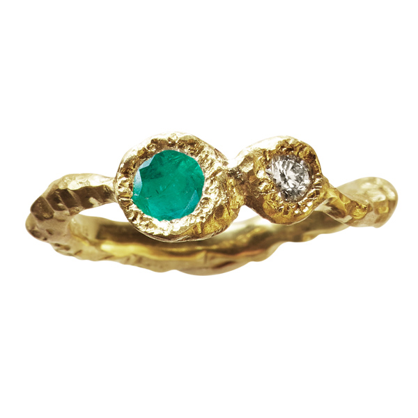 Elhanati emerald Muse ring