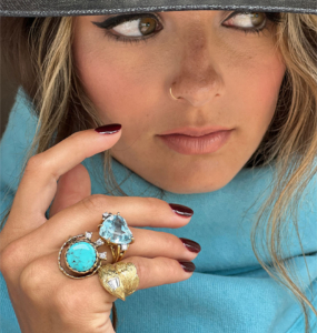 Kathy Rose jewelry model photo