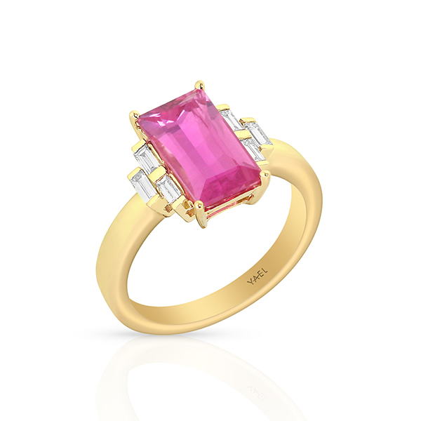 Yael pink sapphire ring