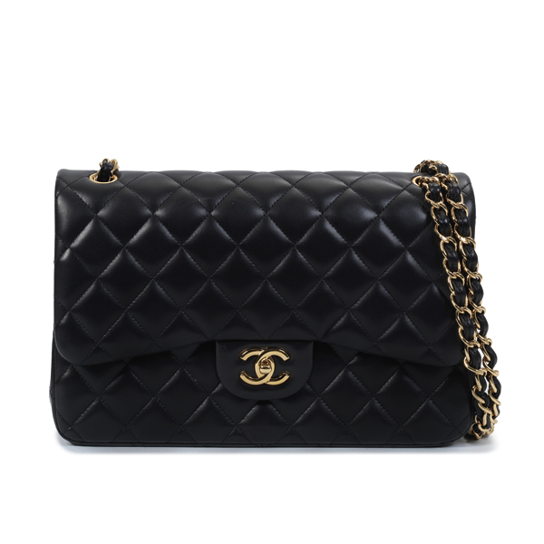 vintage chanel wallet on chain black