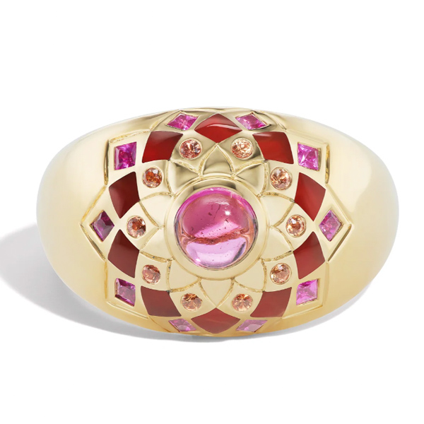Orly Marcel Temple mandala dome ring