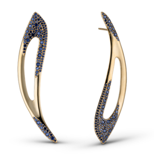 JV Insardi sapphire pave earrings