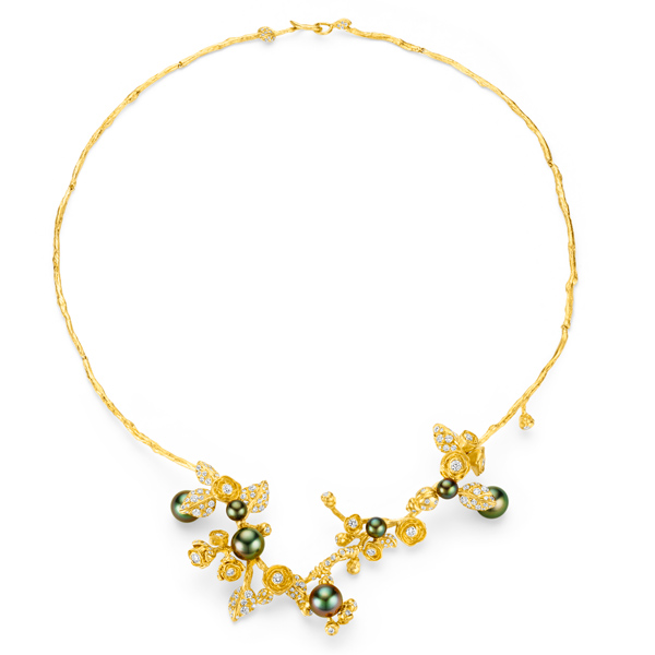 Susan Gordon flower necklace
