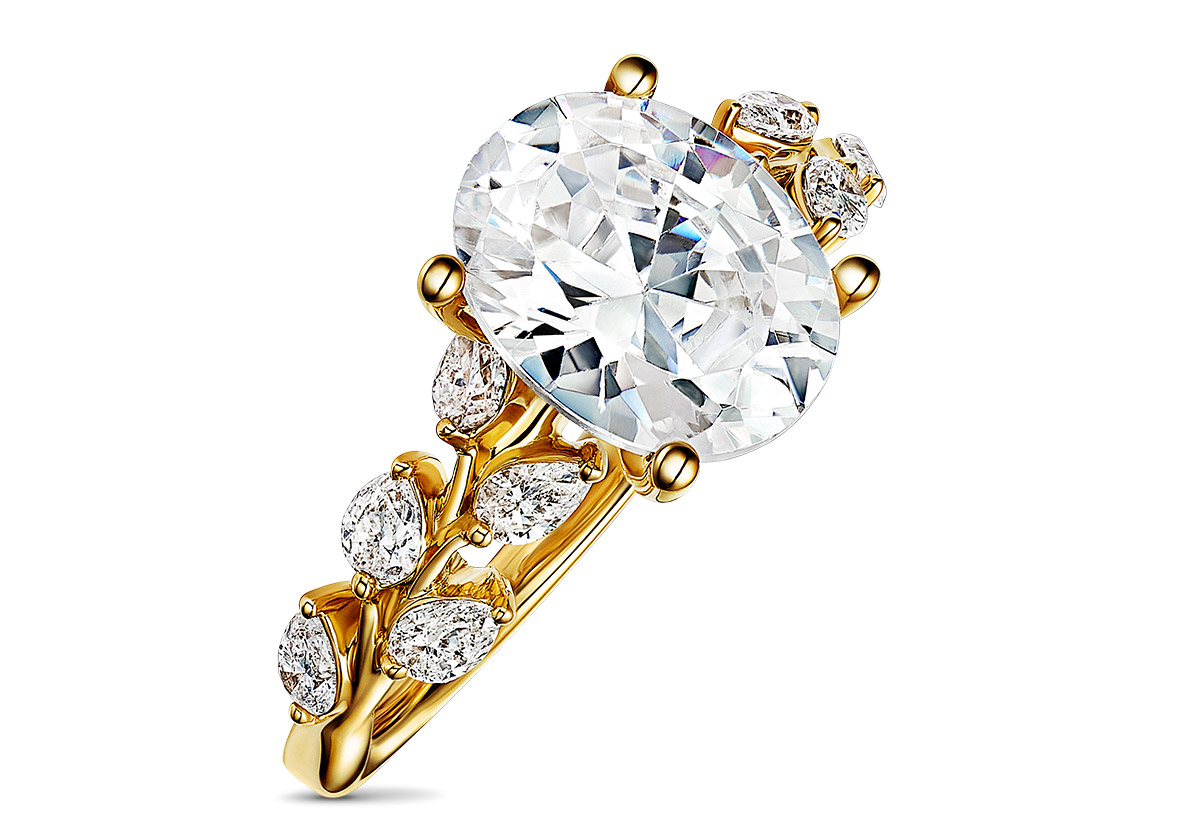 Best Wedding Brilliant Earth amaranta diamond engagement ring
