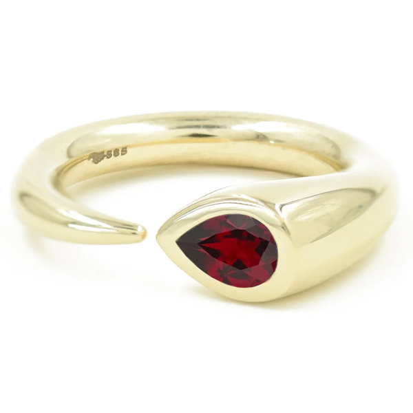 Bondeye Jewelry garnet ring