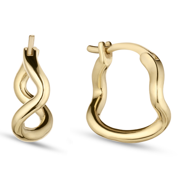 Crevette Shimmy hoop earrings