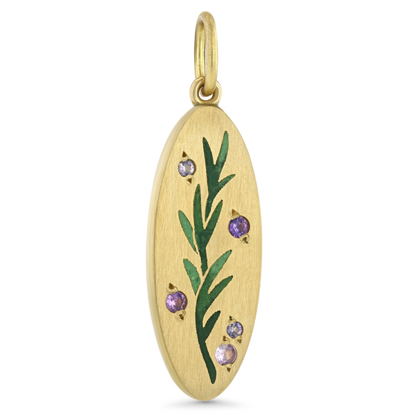 Gwen Barba rosemary pendant