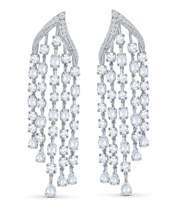 Harakh cascade cluster earrings