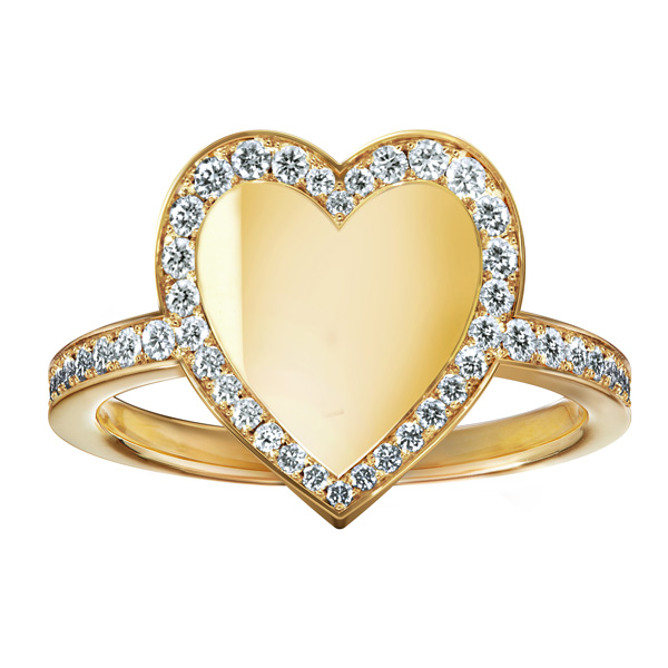 Harvey Owen halo heart ring