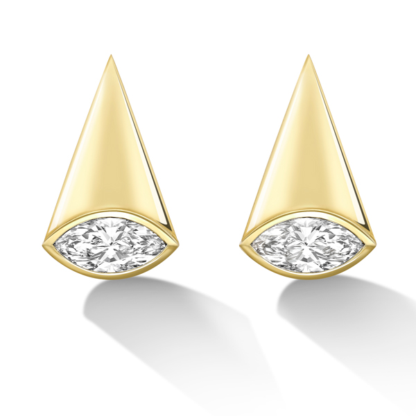 Liv Lutrrell marquise earrings