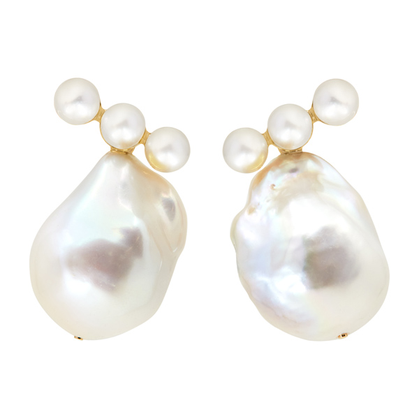 Natasha Schweitzer Arwen pearl earrings
