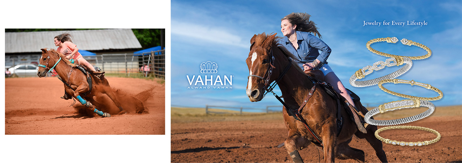 Vahan horse photo and advertisement