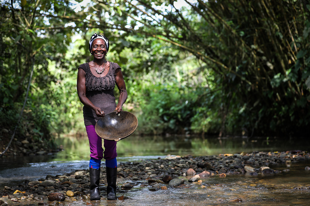 Artisanal mining in Colombia photo Swiss Better Gold