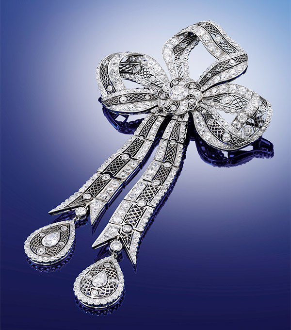 Barbara Walters Belle Epoque diamond brooch