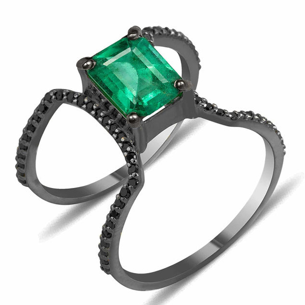 GFG emerald Throne ring