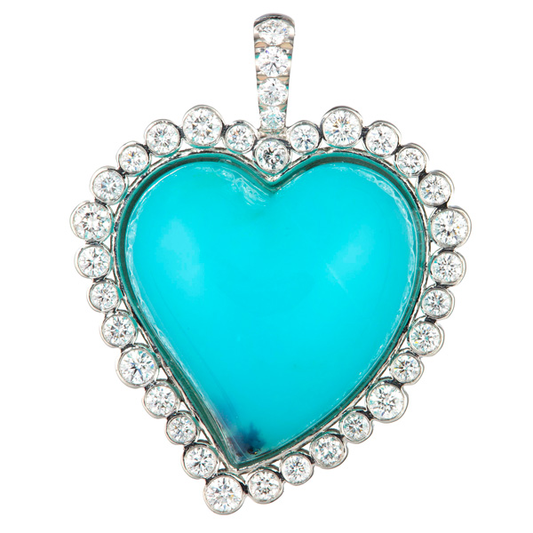 Guita M blue opal pendant