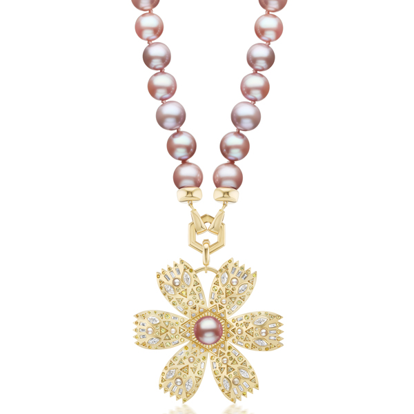 Harwell Godfrey pearl Poppy pendant