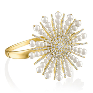 Mindi Mond pearl Spoke bracelet