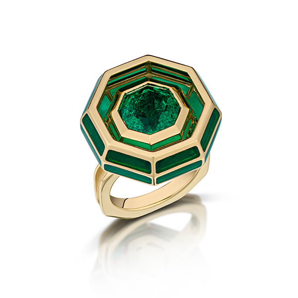 Andy Lif Emerald ring