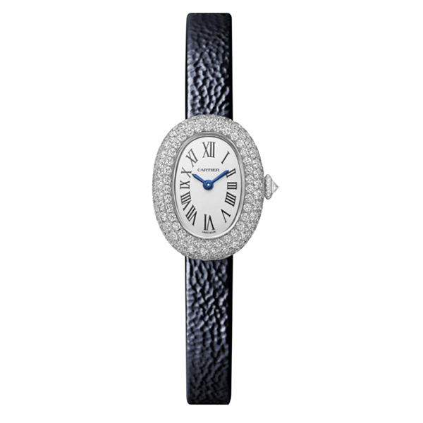 Cartier diamond Baignoire watch