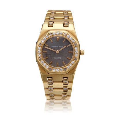 Gold and Diamond 'Royal Oak' Wristwatch, Audemars Piguet