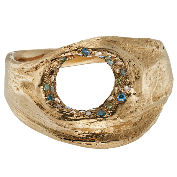 Issy White Phellem Art ring