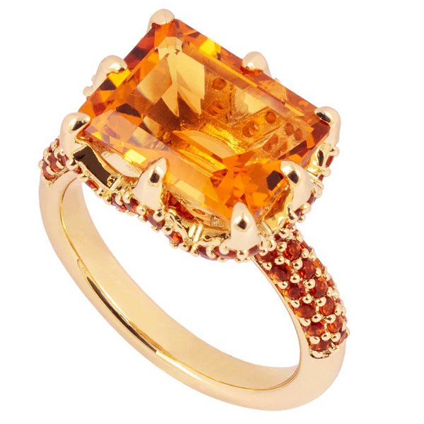 Louise Sinclair citrine ring