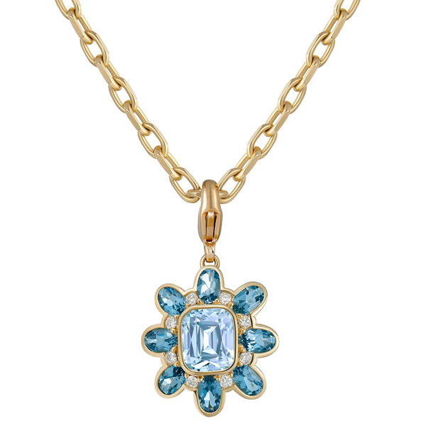 Minka Jewels Atlantis aquamarine pendant