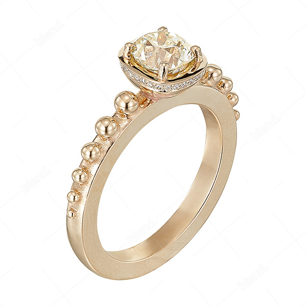 Alice Cicolini Sari Lucknow old-mine diamond ring